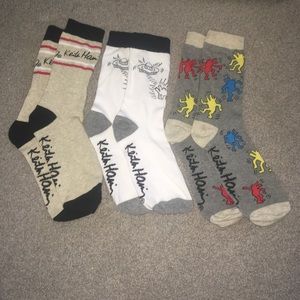 unique keith haring socks